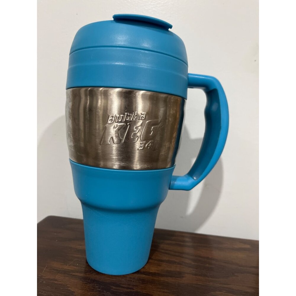 Bubba Keg 34oz Insulated Travel Mug w/ Handle & Lid Blue/Silver